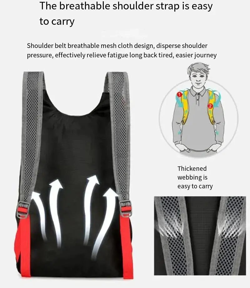 Mochila Plegable Impermeable — Liviana y Multifuncional para Outdoor Madys