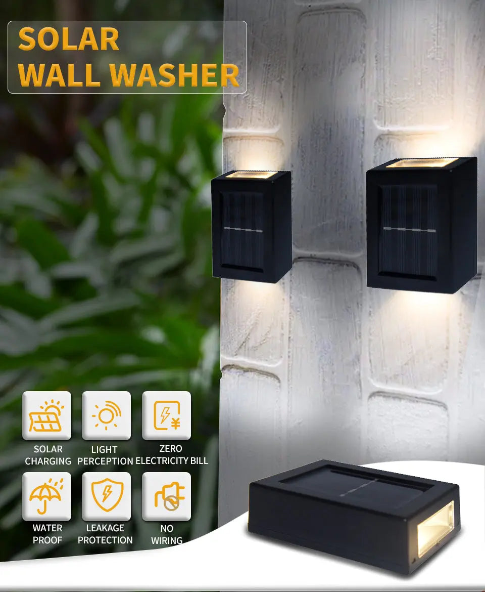 Foco Solar LED Elegance "Up & Down" - Iluminación de Lujo sin Cables Madys