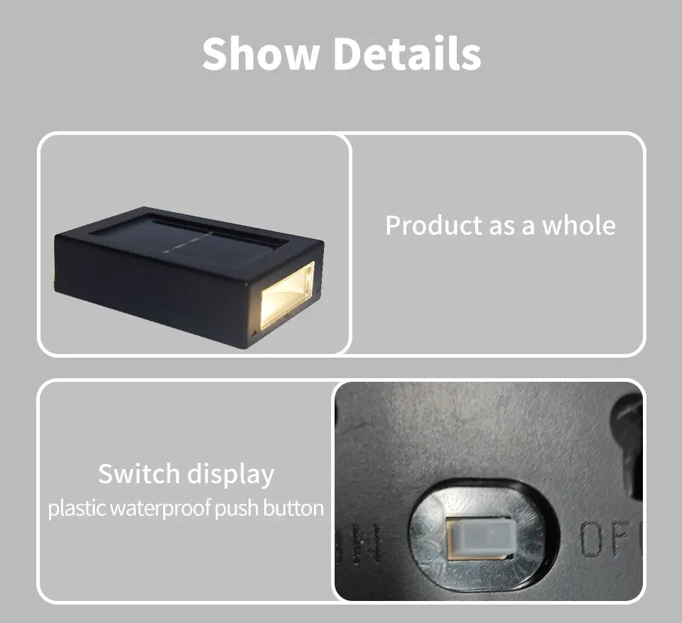 Foco Solar LED Elegance "Up & Down" - Iluminación de Lujo sin Cables Madys