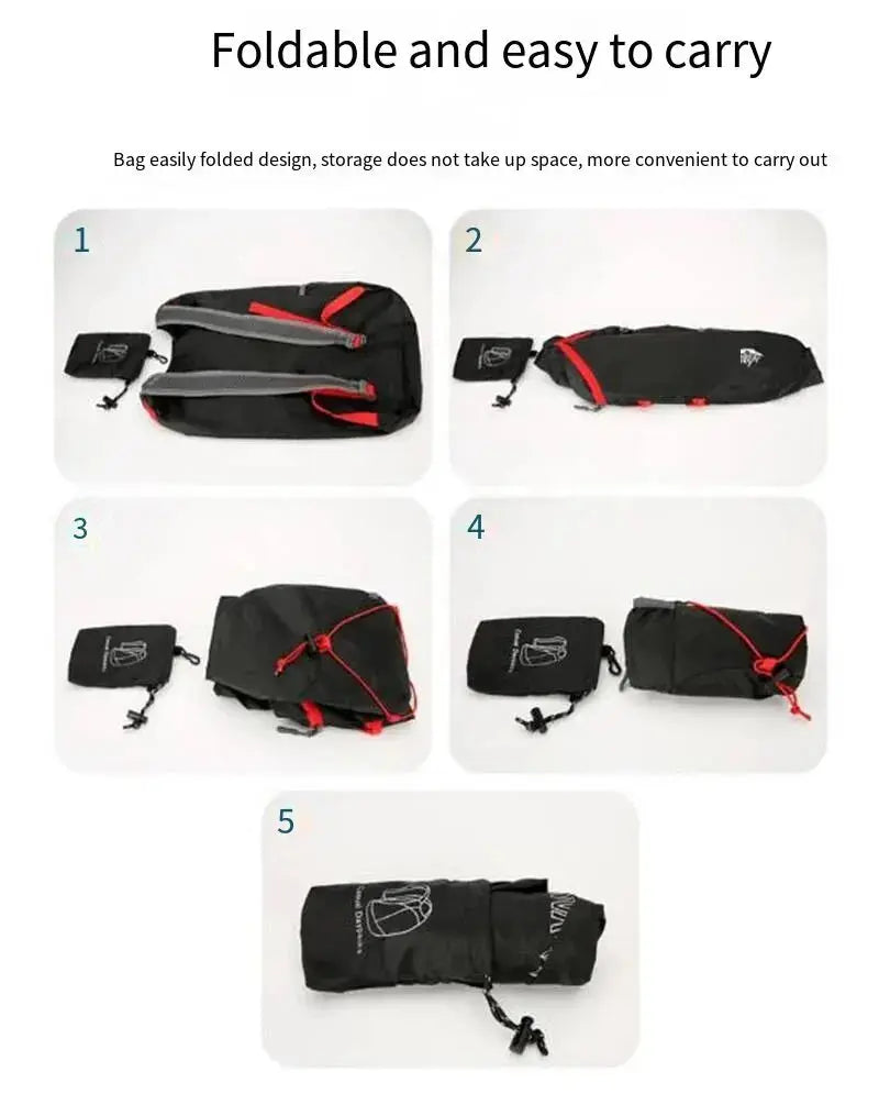 Mochila Plegable Impermeable — Liviana y Multifuncional para Outdoor Madys