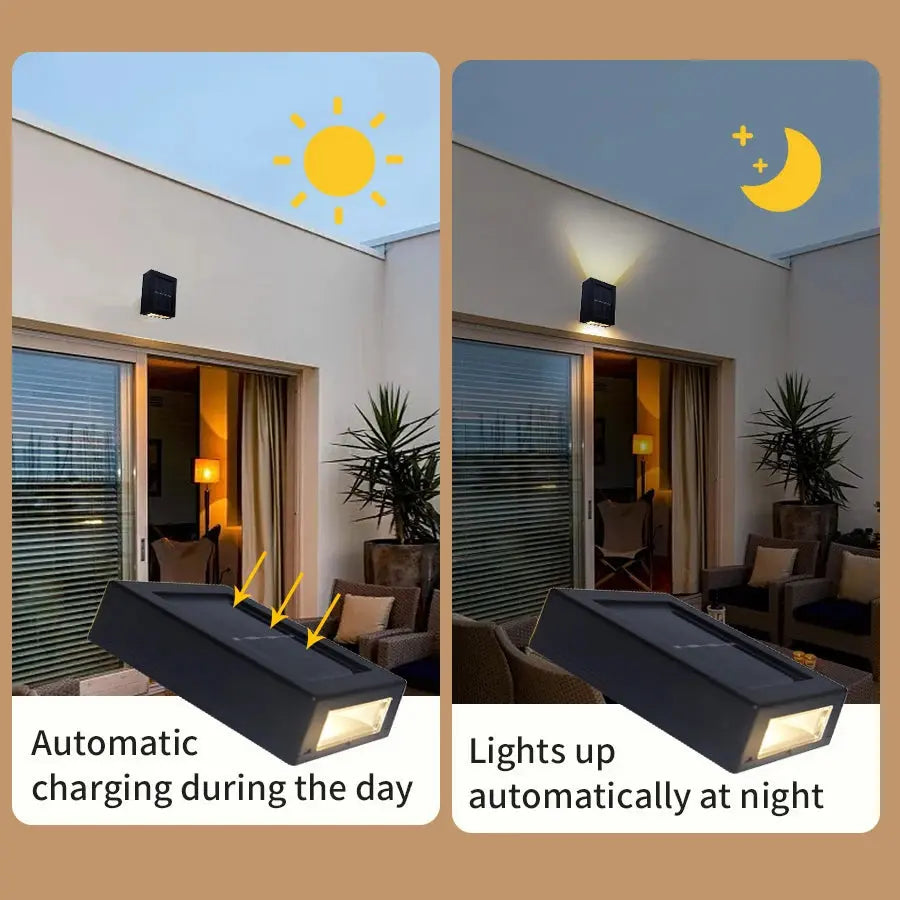 Foco Solar LED Elegance "Up & Down" - Iluminación de Lujo sin Cables Madys