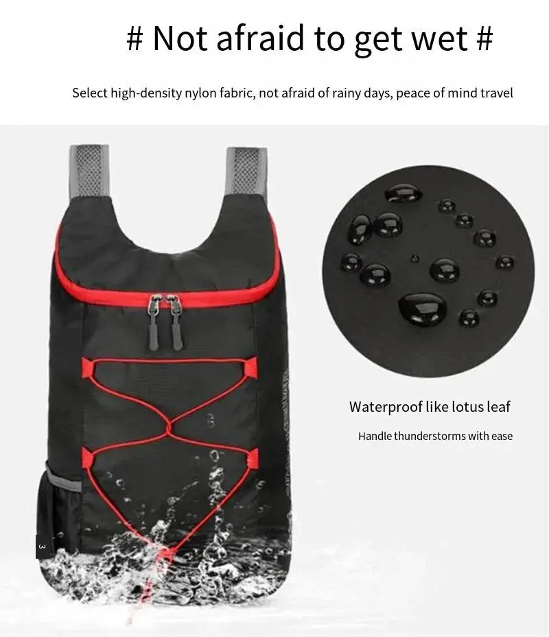 Mochila Plegable Impermeable — Liviana y Multifuncional para Outdoor Madys