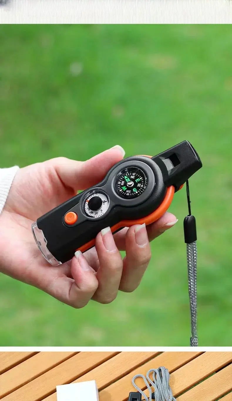 Silbato de Supervivencia 7 en 1 (Kit Esencial Outdoor) - Madys