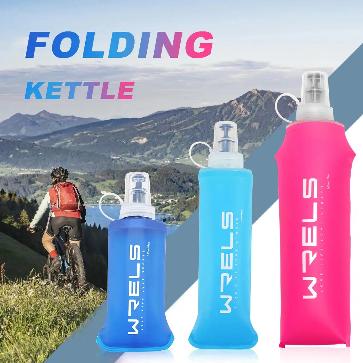 Botella de Agua Plegable de Silicona — Compacta para Running y Outdoor - Madys
